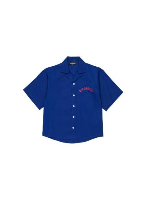 Camicia con logo DSQUARED2 JUNIOR | DQ3223 D007DDQ865